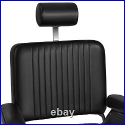 Black All Purpose Reclining Barber Chair Heavy Duty Hydraulic Salon Spa Beauty Black All Purpose Reclining Barber Chair Heavy Duty Hydraulic Salon Spa Beauty