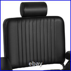 Black All Purpose Reclining Barber Chair Heavy Duty Hydraulic Salon Spa Beauty