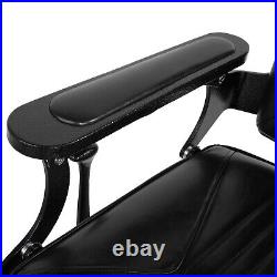 Black All Purpose Vintage Barber Chair Heavy Duty Hydraulic Salon Beauty Styling