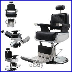 Black Heavy Duty Hydraulic Recline Barber Chair Salon Spa Beauty All Purpose