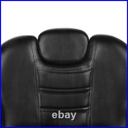 Black Recline Heavy Duty Hydraulic Barber Chair All Purpose Beauty Salon Styling