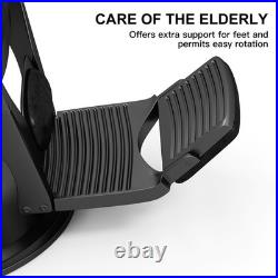 Black Recline Heavy Duty Hydraulic Barber Chair All Purpose Salon Beauty Styling