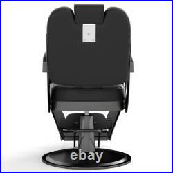 Black Recline Heavy Duty Hydraulic Barber Chair All Purpose Salon Beauty Styling