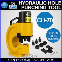 CH-70 Hydraulic Hole Punching 35T Tool Puncher CFP-800-1 Copper Bar Smooth