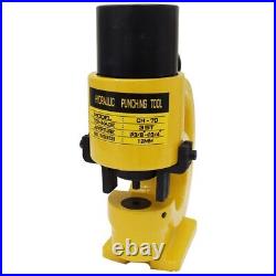 CH-70 Hydraulic Punch Tool Heavy Duty Hole Punching Machine Four Dies 35Ton