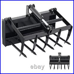 CREWORKS Attachment Heavy Duty Root Grapple Attachment with 2 Hydraulic Hoses