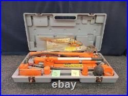 Central Hydraulic 10-Ton Body Lifting Frame Repair Kit Portable Ram 32746 Used