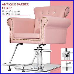Classic Barber Chair All Purpose Hydraulic Salon Chair Heavy Duty Hair Styling