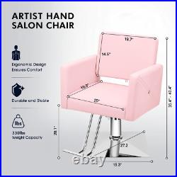 Classic Heavy Duty Hydraulic Barber Chair Hair Styling Salon SpaBeauty Equipment