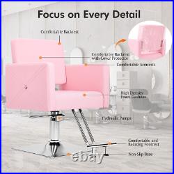 Classic Heavy Duty Hydraulic Barber Chair Hair Styling Salon SpaBeauty Equipment