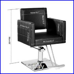 Classic Heavy Duty Hydraulic Barber Chair Shampoo Salon Beauty Spa Haircut Black