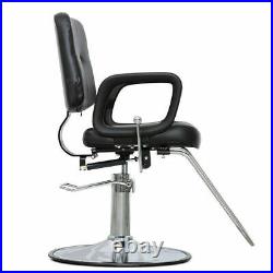 Classic Hydraulic Recline Salon Chair Hair Stylist Barber Chair Heavy Duty Spa