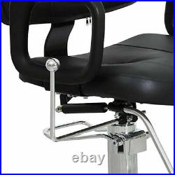 Classic Hydraulic Recline Salon Chair Hair Stylist Barber Chair Heavy Duty Spa