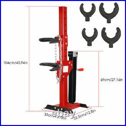 Coil Spring Compressor 6600 LBS Auto Strut Hydraulic Heavy Duty Tool with 4 Joints