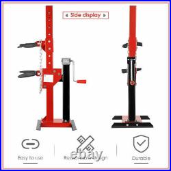 Coil Spring Compressor 6600 LBS Auto Strut Hydraulic Heavy Duty Tool with 4 Joints