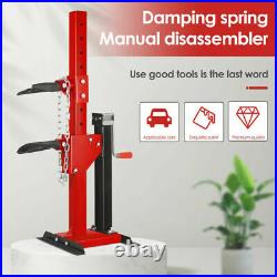 Coil Spring Compressor 6600 LBS Auto Strut Hydraulic Heavy Duty Tool with 4 Joints