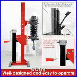 Coil Spring Compressor 6600 LBS Auto Strut Hydraulic Heavy Duty Tool with 4 Joints