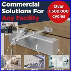 Commercial Door Closer Heavy Duty Hydraulic Soft Close Adjustable ADA UL Grade Commercial Door Closer Heavy Duty Hydraulic Soft Close Adjustable ADA UL Grade