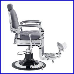 DIR Classic Barber Chair Heavy Duty Hydraulic Chrome Barbering Chair VANQUISH DIR Classic Barber Chair Heavy Duty Hydraulic Chrome Barbering Chair VANQUISH