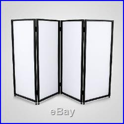 DJ Event Facade White+Black Scrim Metal Frame Booth+Travel Bag Case