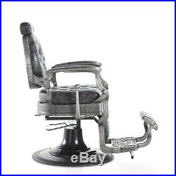 Dir Barber Chair Heavy Duty Hydraulic Barber Shop Chair in Distressed Finish