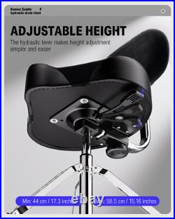 Donner DHT-250 Donner Drum Throne with Backrest, Heavy Duty Hydraulic Drum Stool