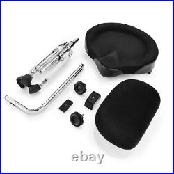 Donner DHT-250 Donner Drum Throne with Backrest, Heavy Duty Hydraulic Drum Stool