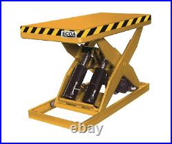 ECOA Heavy Duty Hydraulic Scissor Lift Tables- 12,000 lbs Model HHH-120-48