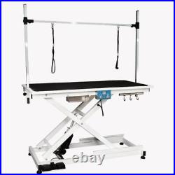 Electric Dog Grooming Table Heavy Duty Hydraulic Z-Lift Pet Grooming Table