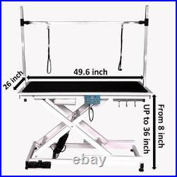 Electric Dog Grooming Table Heavy Duty Hydraulic Z-Lift Pet Grooming Table