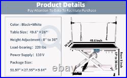 Electric Dog Grooming Table Max 330lbs Heavy Duty Hydraulic Pet Grooming Table