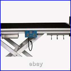 Electric Dog Grooming Table Max 330lbs Heavy Duty Hydraulic Pet Grooming Table