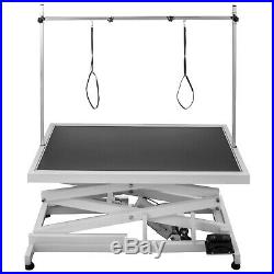 Electric Lifting Pet Dog Grooming Table 440Lbs Shower 6000N linear Large Pet