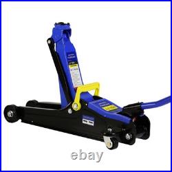 Floor Jack, Professional Heavy Duty Hydraulic, Low Profile, Steel Racing with1
