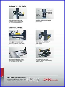 Free Installation Mid-atlantic Amgo 408-p Four Post Parking Lift