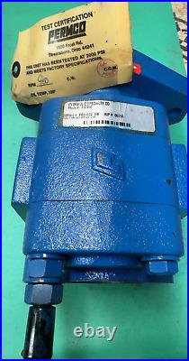 Genuine Permco CCW Heavy Duty Fan Drive Hydraulic Motor 700980 900 rpm pump