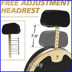 Gold Vintage All Purpose Heavy Duty Hydraulic Recliner Barber Chair Salon Beauty