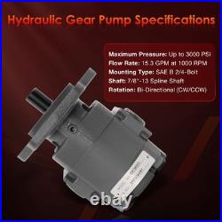 H2136201 Heavy-Duty Hydraulic Pump for Snow Plow Truck Trailers Hydraulic System H2136201 Heavy-Duty Hydraulic Pump for Snow Plow Truck Trailers Hydraulic System