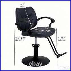 Hair Beauty Salon Equipment Heavy Duty Hydraulic Barber Hair Styling Chair