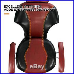 Hair Salon Barber Chair Hydraulic Recline Heavy Duty Ergonomic Styling Equipment