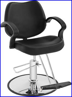 Hair Salon Chair Heavy Duty Hydraulic Pump Barber Beauty Stylist Classic Leather