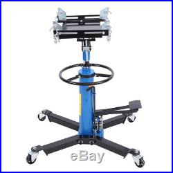 Heavy Duty 1100lbs 2 Stage Hydraulic Transmission Jack Stand Lifter Hoist