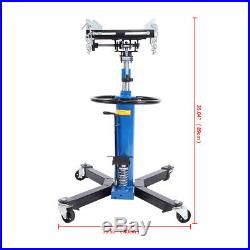 Heavy Duty 1100lbs 2 Stage Hydraulic Transmission Jack Stand Lifter Hoist