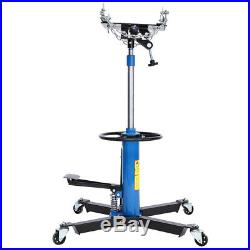 Heavy Duty 1100lbs 2 Stage Hydraulic Transmission Jack Stand Lifter Hoist