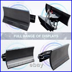 Heavy Duty 1100mm Snow Blade for Mini Skid Steer 30° Hydraulic Tilt Attachment