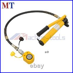Heavy Duty 20T Telescopic Hydraulic Cylinder Jack and CP-180 Pump Kit