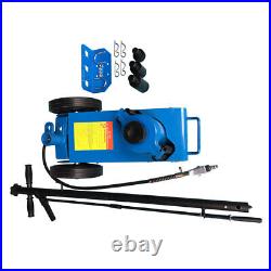Heavy Duty 22 Ton Air Hydraulic Floor Jack Wheel Lift Auto Equipment Repair Blue