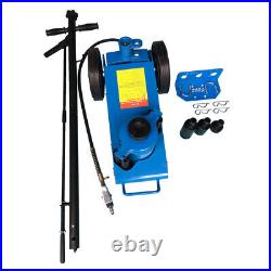 Heavy Duty 22 Ton Air Hydraulic Floor Jack Wheel Lift Auto Equipment Repair Blue