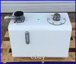 Heavy Duty 25-Gallon Hydraulic Oil Tank Reservoir With Filter & Temperature Gauge