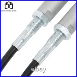 Heavy Duty 2-Spool Hydraulic Valve 21GPM + Anti-Corrosion Steel Cables